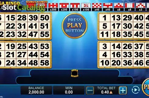 Скрин2. Atlantis Bingo (Yellow Bat) слот