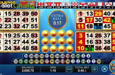 Скрин3. Atlantis Bingo (Yellow Bat) слот