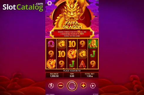 Скрин2. Fa Fa Dragon слот