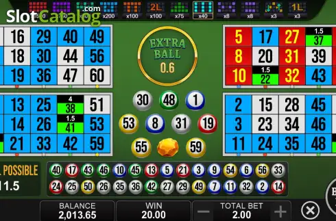 Скрин3. Bingo Bonanza (Yellow Bat) слот
