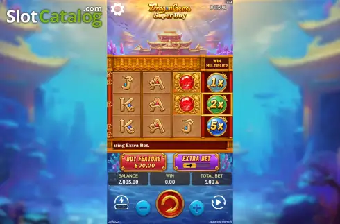Скрин2. Dragon Gems Super Buy слот