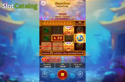 Скрин3. Dragon Gems Super Buy слот