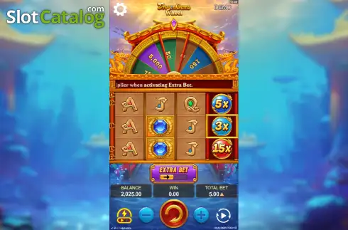 Скрин2. Dragon Gems Wheel слот