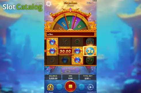 Скрин3. Dragon Gems Wheel слот