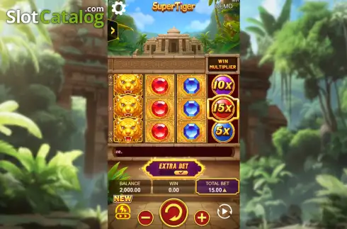 Скрин2. Super Tiger (Yellow Bat) слот