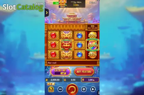 Скрин2. Dragon Gems Wilds слот