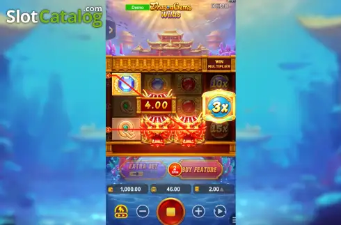 Скрин3. Dragon Gems Wilds слот