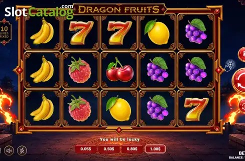 Скрин2. Dragon Fruits слот