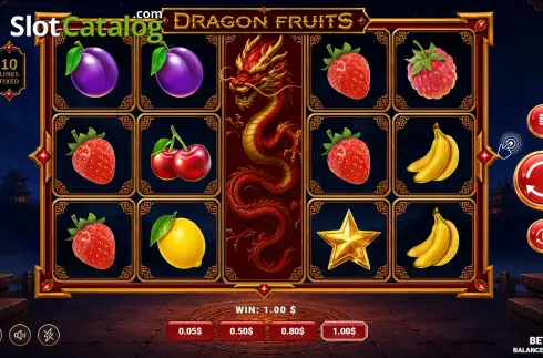 Скрин3. Dragon Fruits слот