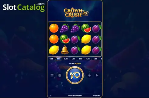 Скрин2. Crown Crush 20 слот