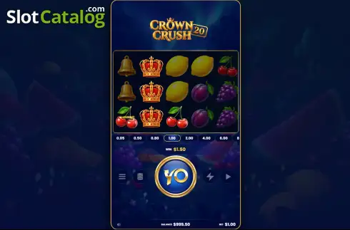 Скрин3. Crown Crush 20 слот