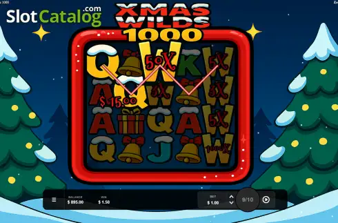 Скрин3. Xmas Wilds 1000 слот