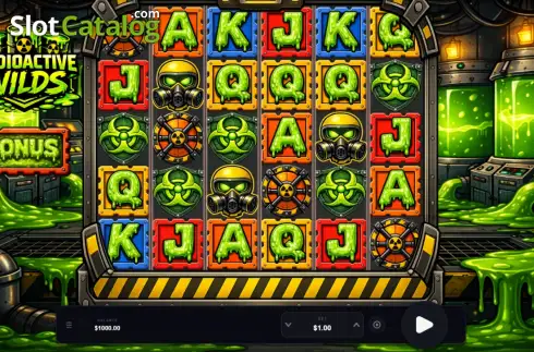Скрин2. Radioactive Wilds слот