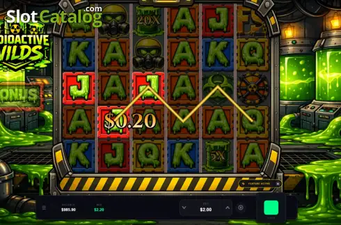 Скрин3. Radioactive Wilds слот