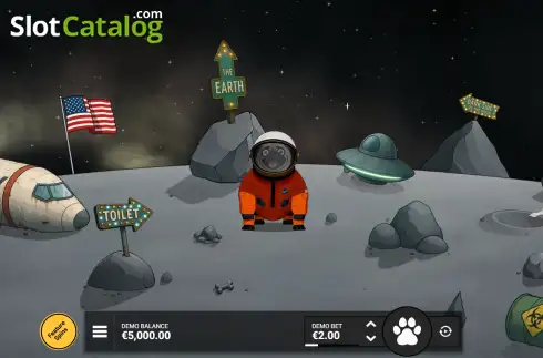 Скрин2. Space Fart Jump слот