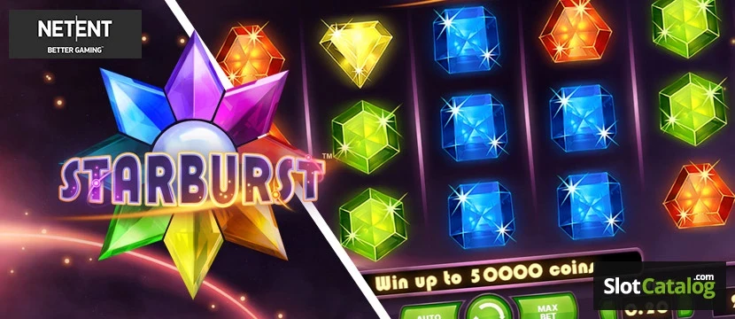 Starburst Logo and reel screen